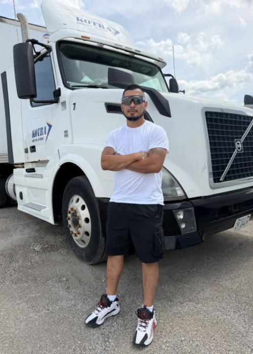 From Kotra Truck Driving School Student to Trainer.